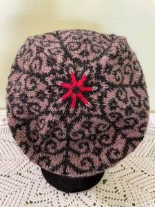 Library Lamp Post Knit Tam (1 of a Kind)